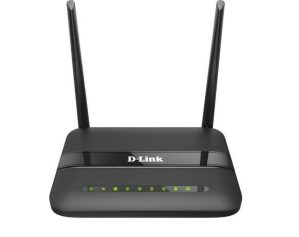 D-LINK 4 PORT WIRELESS N300 ADSL2+ MODEM ROUTER / DSL-124