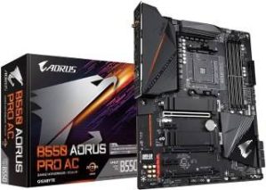 AORUS, B550 PRO, AC, with True 12 2 Phases Digital, VRM, Motherboard