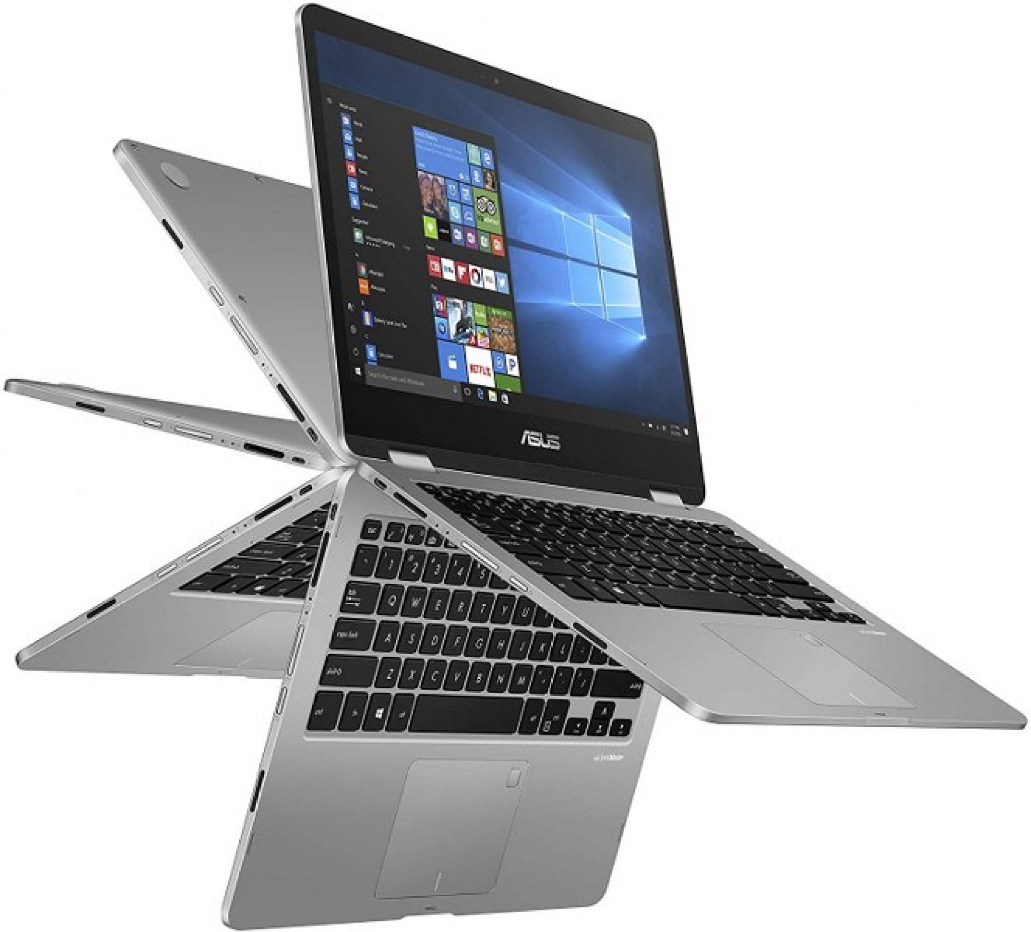 ASUS, VivoBook, Flip 14, 2-in-1, Convertible, Laptop, 14" HD