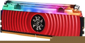 Adata, XPG, Spectrix D80, RGB, 8GB, 8GBx1, DDR4, 3000MHz, Red Edition With Hybrid Liquid-Air Cooling