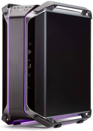 Cooler Master, Cosmos, C700M, with ARGB, Lighting, Aluminum Panels, a Riser Cable, and Curved, Tempered Glass, C700M, Full Tower