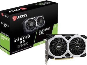MSI, GeForce, GTX 1660, TI VENTUS XS, 6G, OC, 192-Bit GDDR6, Video Card