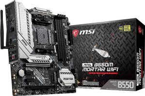 MSI, MAG, B550M Mortar, Gaming, Motherboard, AMD, AM4, DDR4, PCIe 4.0