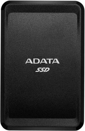 ADATA, Entry SC685 Series: 250GB, Black External SSD, USB, 3.2 Gen 2 Type-C, Compatible , Xbox , PS4,ASC685-250GU32G2-CBK