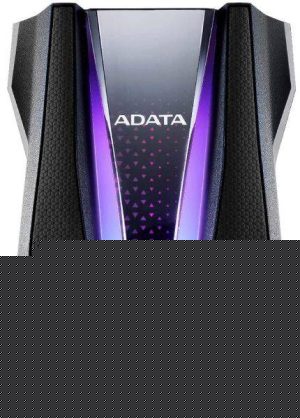 ADATA, HD770G, 2TB, RGB, USB 3.2, IP68 Waterproof Dropproof Dustproof, External HDD, Black