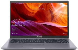 Asus, Vivobook, X509JA-BR001T, Laptop,Slate Gray, Intel i3-1005GI 1.2 GHz, 4GB RAM, 1000GB HDD, Intel UHD Shared, 15.6 inches, Windows 10, Eng-Arb-KB