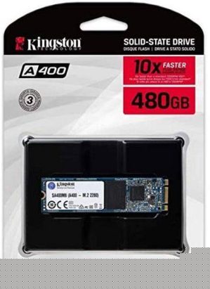 Kingston, 480GB, A400 M.2, Internal SSD SA400M8/480G, Increase Performance