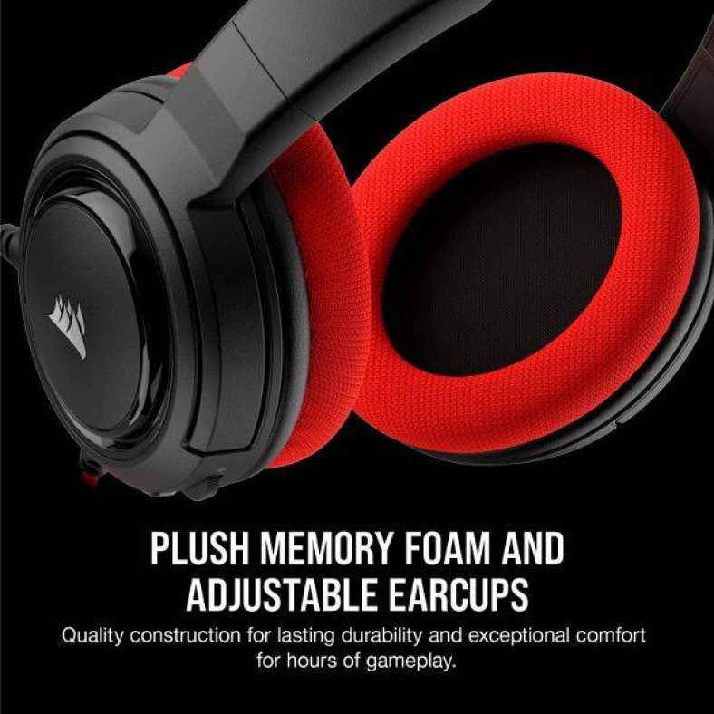Corsair HS35, Stereo Gaming Headset, Discord Certified, Memory Foam