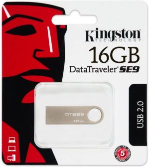 Kingston, Digital, DataTraveler, SE9, 16GB, USB 2.0