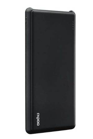 Rapoo, P200, 10000 Mah, Power Bank,Black