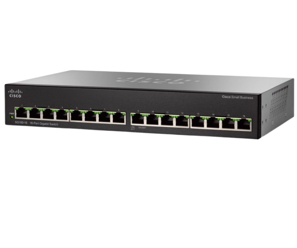 Cisco SG110-16 Switch 16 port Gigabit Switch. LOQTAA.com, 
