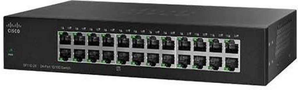 Cisco SF110-24 Switch 24 Port 10/100 Unmanaged Switch. loqtaa.com, 