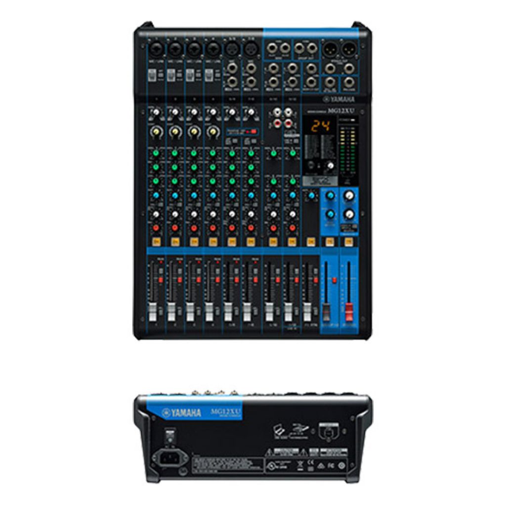 MG12XU DSPPA 12 Channel Audio Mixer with Built-in Effect. loqtaa.com, 