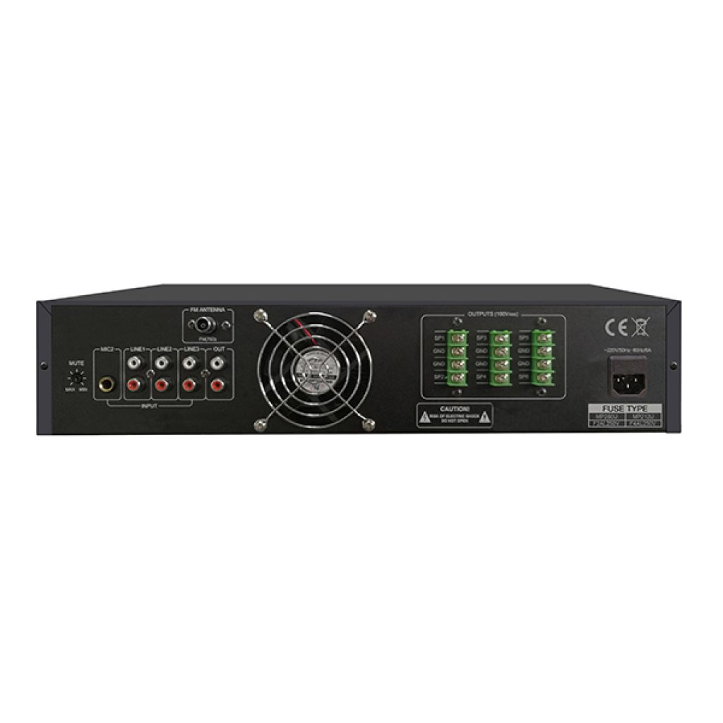 MP212U DSPPA 120W 6 Zones USB/SD/FM Mixer Amplifier. loqtaa.com,