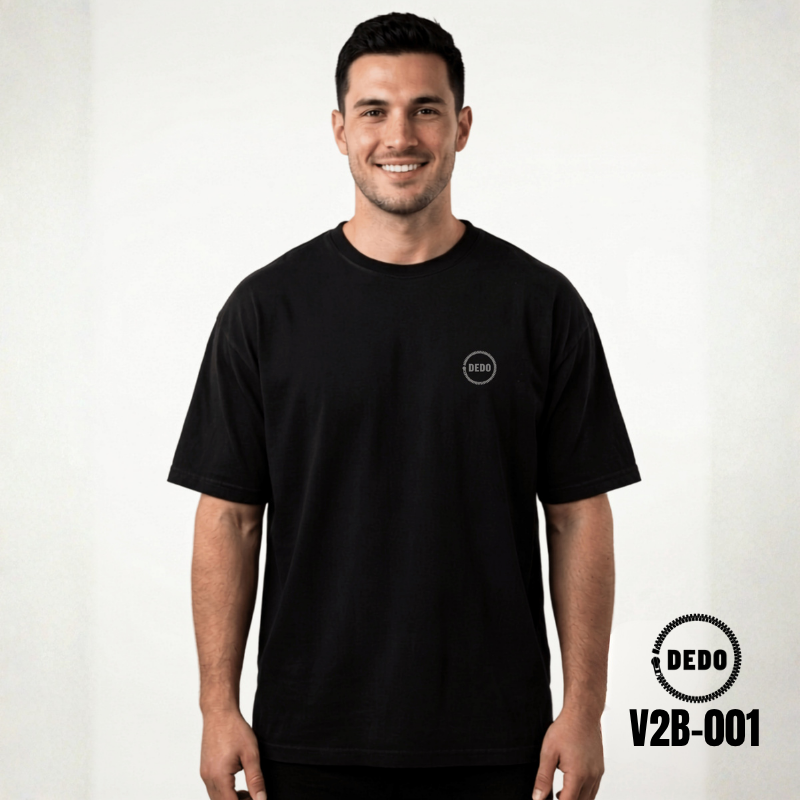 DEDO V2B-001 Premium Graphic T-Shirt, Desert Clock