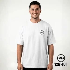 DEDO White Oversized T-Shirt – V2W-001