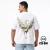 White Oversized T-Shirt with Origami Crane Graphic – DEDO V2W-004