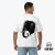 DEDO Oversized White T-Shirt (V2W-007) – Majestic Elephant Graphic